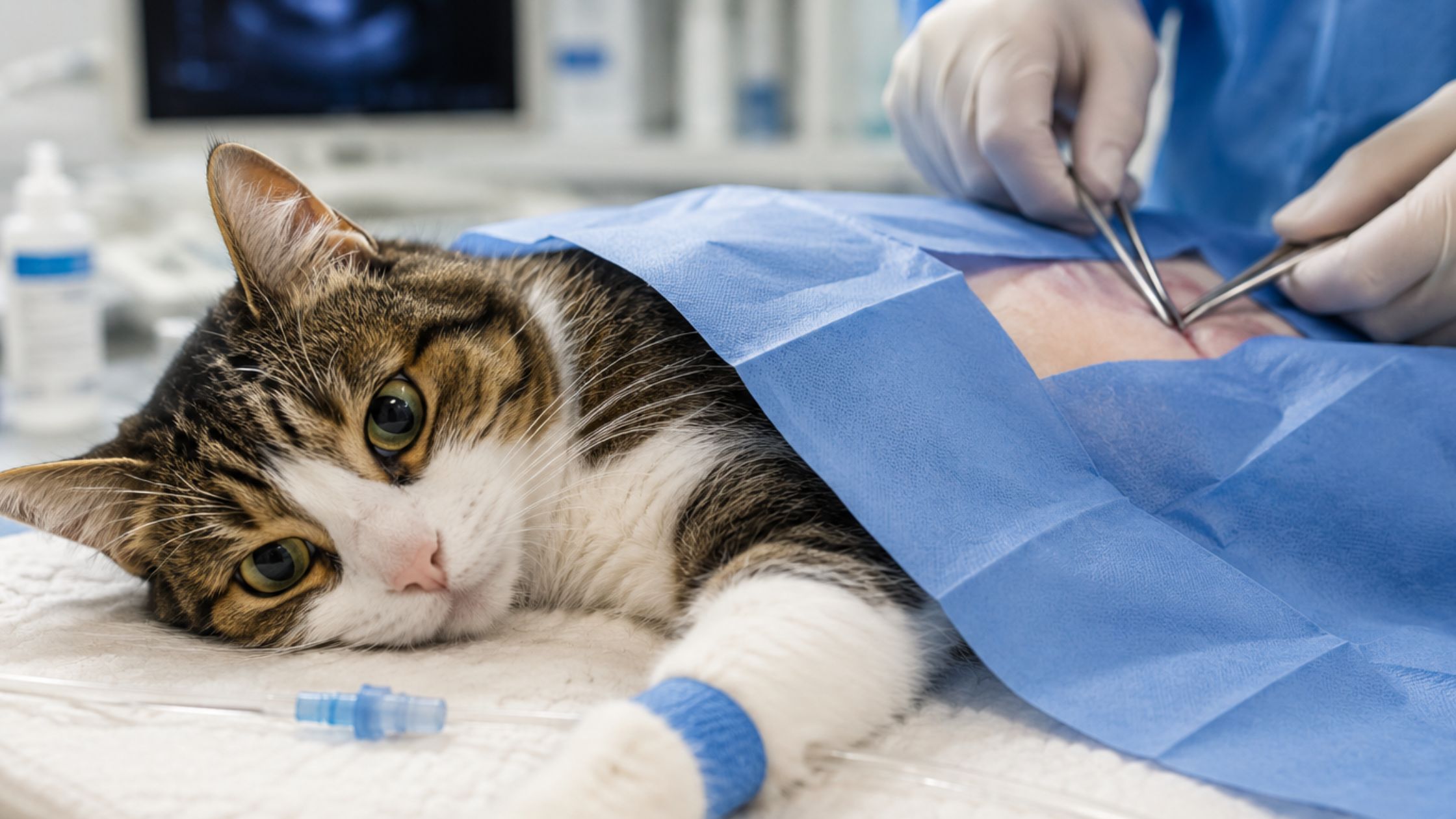 Blaasoperatie bij katten: wanneer is een operatie nodig?
